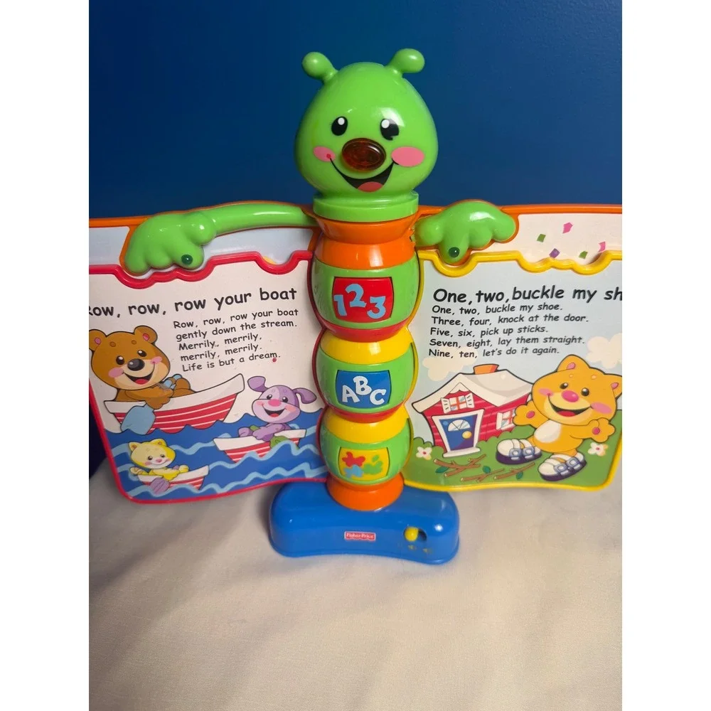 Fisher-Price Laugh & Learn Storybook Rhymes Musical Caterpillar Baby Toy N1161